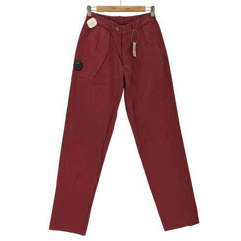 ストーンアイランド STONE ISLAND 80S 82SS isola di pietra イタリア製 tela stella テラステラ ストレート トラウザーズ パンツ デッドストック メンズ 48