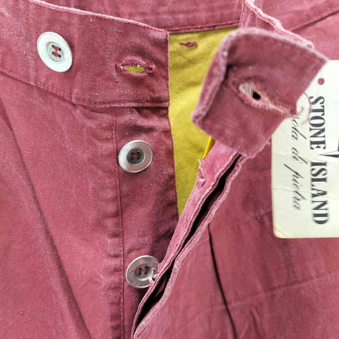 ストーンアイランド STONE ISLAND 80S 82SS isola di pietra イタリア製 tela stella テラステラ ストレート トラウザーズ パンツ デッドストック メンズ 48