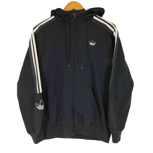 アディダスオリジナルス adidas Originals Outline Fzh Flc Hooded Sports Zipper Jacket メンズ JPN:L