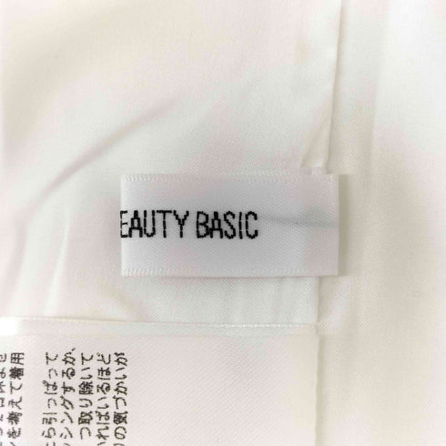 ナチュラルビューティーベーシック NATURAL BEAUTY BASIC バックシャンドッキングワンピース レディース M