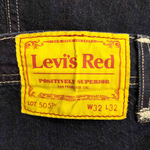 リーバイスレッド Levis RED 505 UTILITY ユーティリティー ストレッチ ストレートデニムパンツ メンズ W32 L32