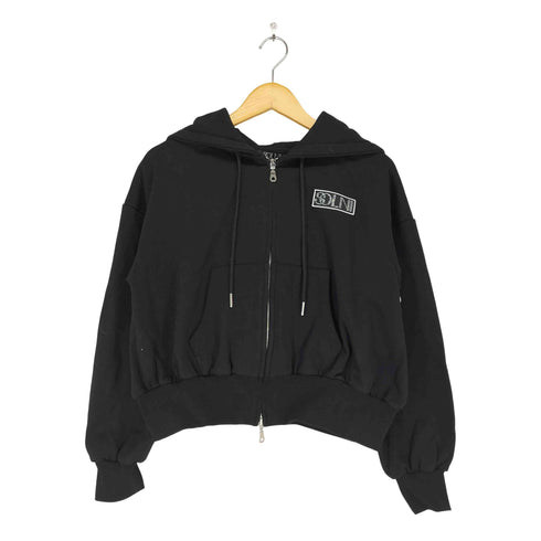 SOLNI ワッペンロゴジップアップパーカー cool レディース S