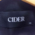 サイダー CIDER 金ボタンノーカラージャケット レディース XS