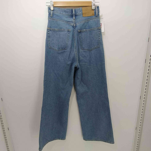 ミラオーウェン Mila Owen 24AW ハイウエストCプレスワイドデニムパンツ レディース JPN:0