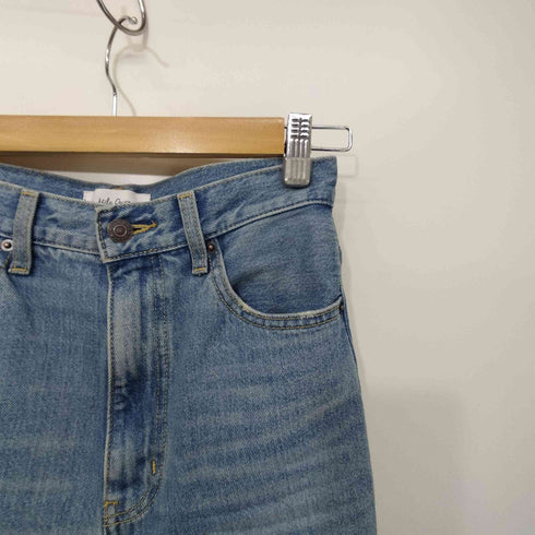 ミラオーウェン Mila Owen 24AW ハイウエストCプレスワイドデニムパンツ レディース JPN:0