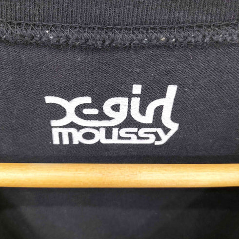 エックスガール X-girl XG FACE LS クルーネックTシャツ カットソー レディース FREE