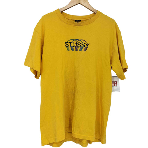 ステューシー Stussy USA製 OLD ヘッドフォン クルーネックTシャツ メンズ import:L