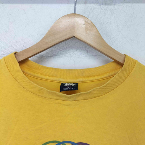 ステューシー Stussy USA製 OLD ヘッドフォン クルーネックTシャツ メンズ import:L