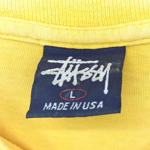 ステューシー Stussy USA製 OLD ヘッドフォン クルーネックTシャツ メンズ import:L