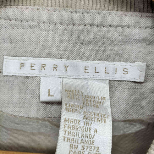 ペリーエリス PERRY ELLIS リネン混ブルゾンジャケット メンズ L