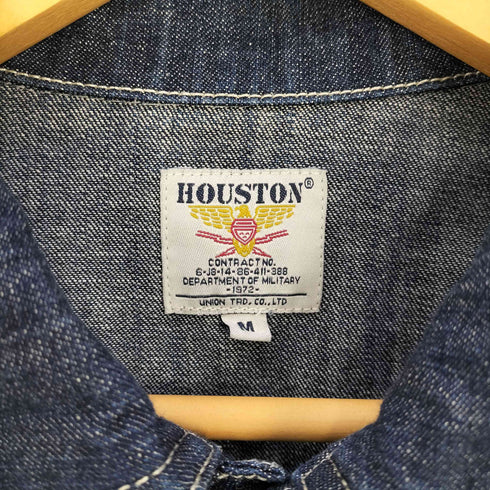 ヒューストン HOUSTON USA COTTON DENIM PULLOVER SHIRT/ USAコットンデニムプルオーバーシャツ メンズ import:M