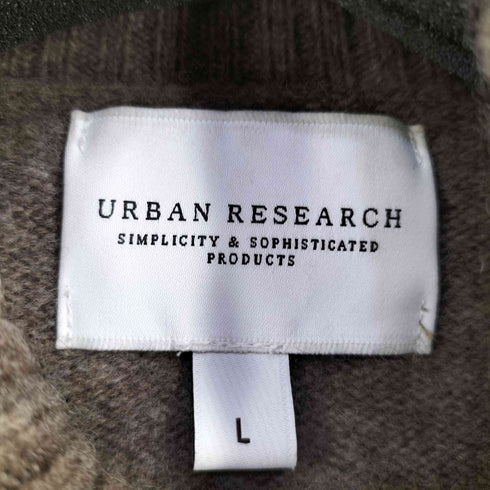 アーバンリサーチ URBAN RESEARCH ヤクウールタートルネックニット メンズ JPN:L