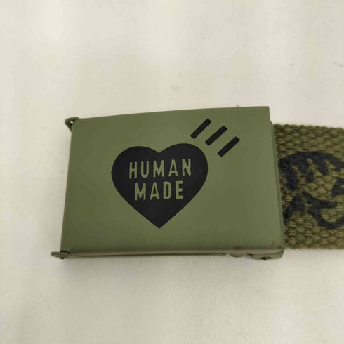 ヒューマンメイド HUMAN MADE 総柄 キャンバスガチャベルト レディース