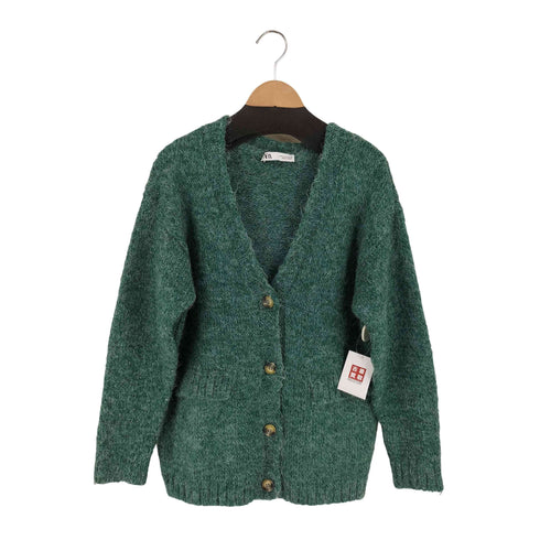 ザラ ZARA ワイドシルエット ニット カーデガン レディース import:S