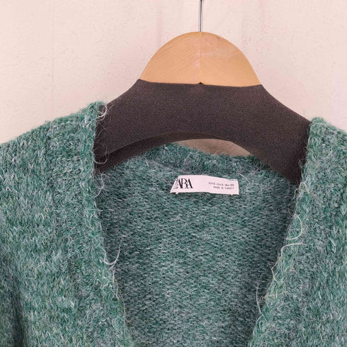 ザラ ZARA ワイドシルエット ニット カーデガン レディース import:S