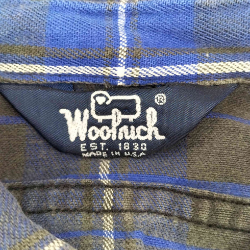 ウールリッチ WOOLRICH 90S チェック L/S ヘビィネルシャツ メンズ