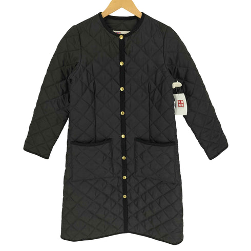 トラディショナルウェザーウェア Traditional Weatherwear ARKLEY LONG ノーカラー キルティング コート レディース 32
