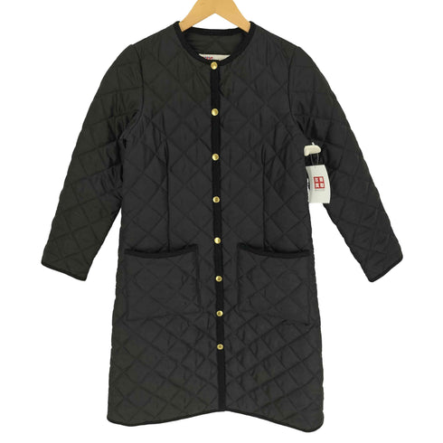 トラディショナルウェザーウェア Traditional Weatherwear ARKLEY LONG ノーカラー キルティング コート レディース 32