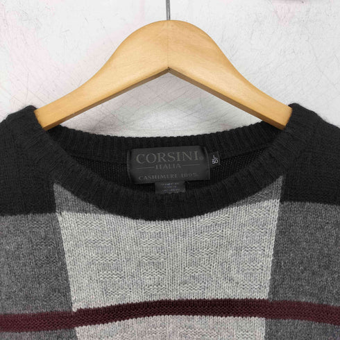 コルシーニ corsini カシミヤ100 クルーネック L/S ニット メンズ JPN:L