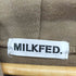 ミルクフェド MILKFED. ロゴ刺繍プルオーバーパーカー レディース ONE