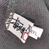 ステューシー Stussy 90S USA製 AUTHENTIC CAPS ショーン フォント ロゴ 刺繍 アクリル ニット キャップ ビーニー メンズ