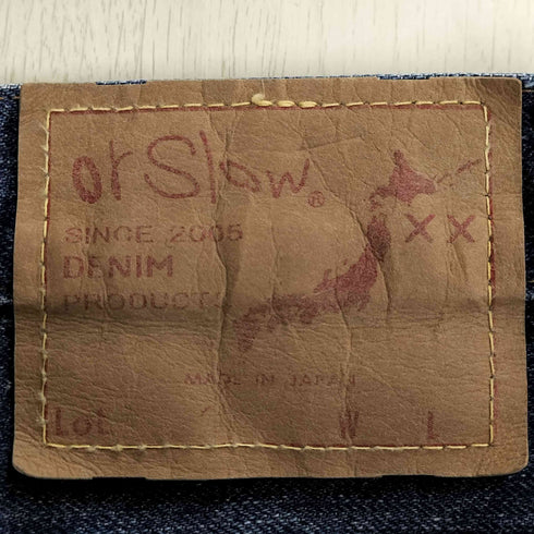 オアスロウ orSlow スリム テーパード デニムパンツ レディース JPN:S