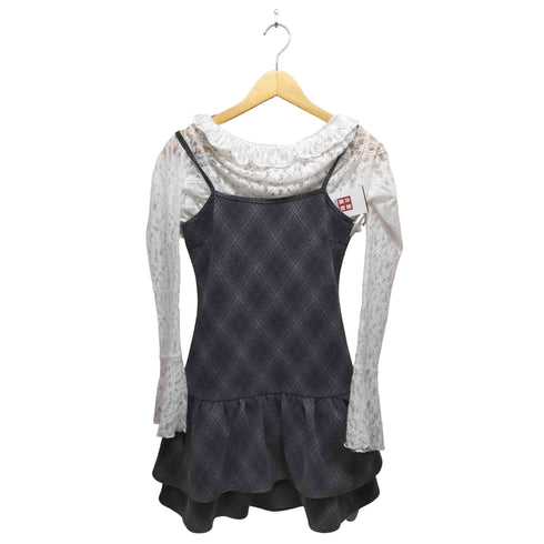バブルス BUBBLES レースアンサンブルワンピース レディース M