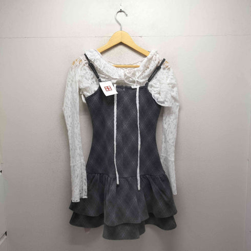 バブルス BUBBLES レースアンサンブルワンピース レディース M