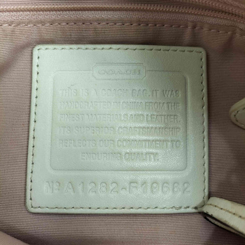 コーチ COACH ショルダーバッグ レザー キャンバス レディース