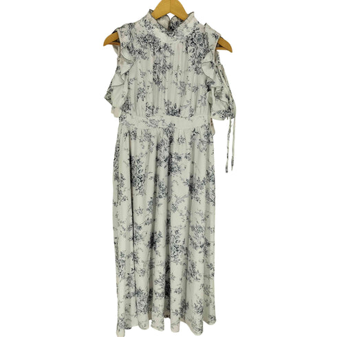 エブリン evelyn 花柄ショルダーカットワンピース レディース