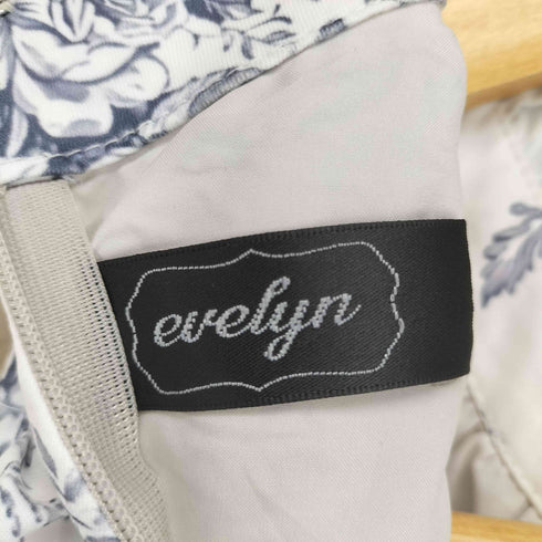 エブリン evelyn 花柄ショルダーカットワンピース レディース