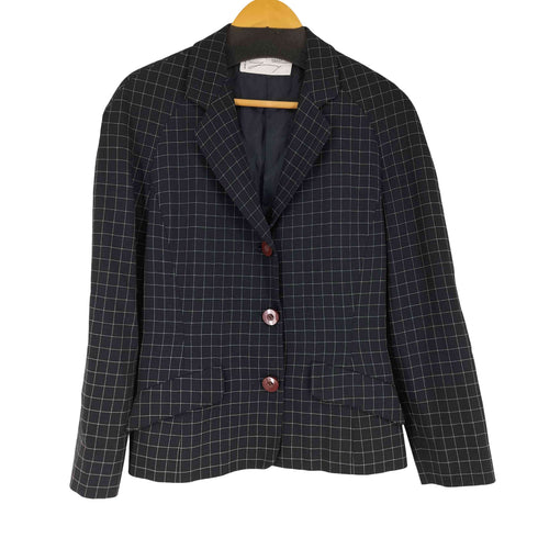 GENNY MADE IN ITALY チェックテーラードジャケット レディース