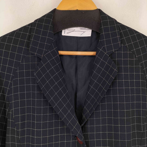 GENNY MADE IN ITALY チェックテーラードジャケット レディース
