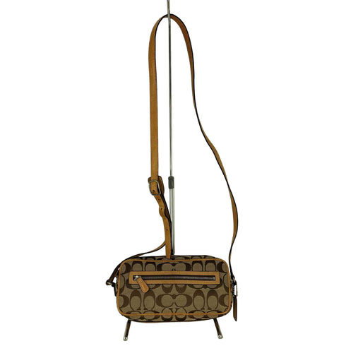 コーチ COACH シグネチャー ショルダーバッグ キャンバス レディース