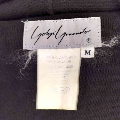 ヨウジヤマモト Yohji Yamamoto 80S 丸文字タグ ネックデザインウールニット レディース JPN:M