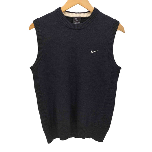 ナイキゴルフ NIKE GOLF 00S スウッシュ 刺繍 クルーネック ニット ベスト メンズ import:S