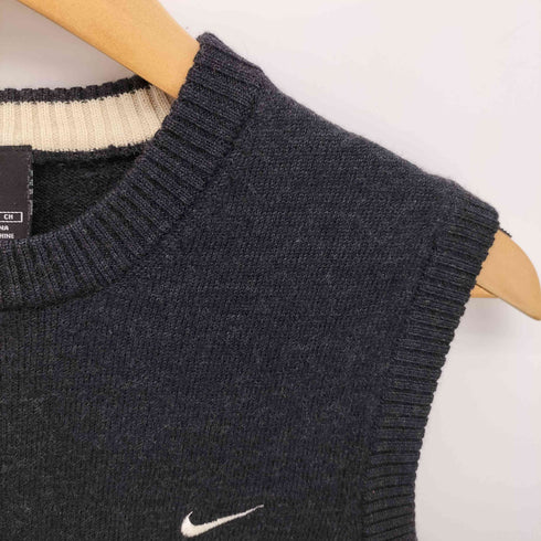 ナイキゴルフ NIKE GOLF 00S スウッシュ 刺繍 クルーネック ニット ベスト メンズ import:S