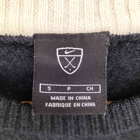 ナイキゴルフ NIKE GOLF 00S スウッシュ 刺繍 クルーネック ニット ベスト メンズ import:S