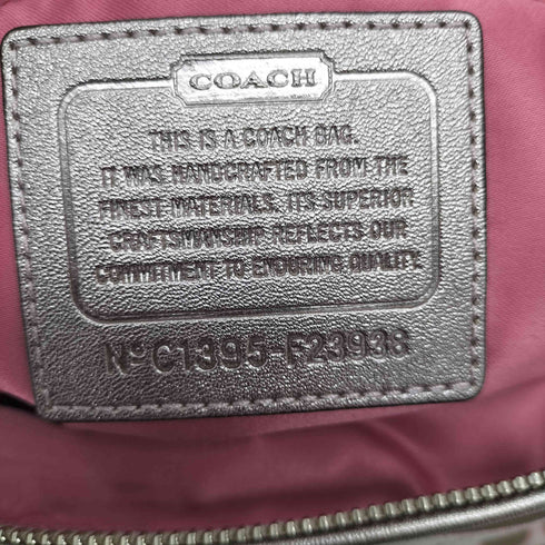 コーチ COACH デイジーアウトラインシグネチャーメタリックエマトート レディース