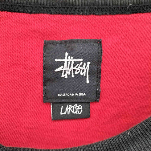 ステューシー Stussy フロントロゴ ナンバリング フットボール Tシャツ メンズ import:L