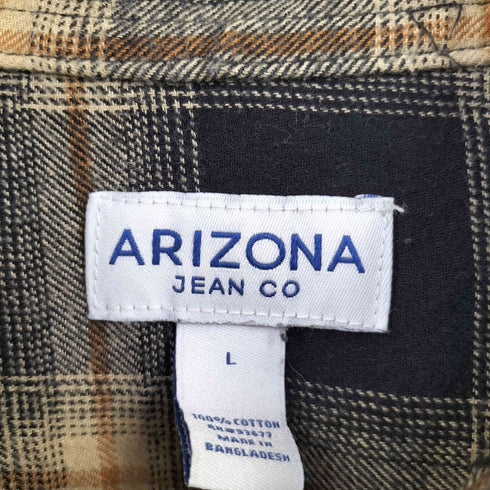アリゾナジーン ARIZONA JEAN チェック シャツ メンズ import:L