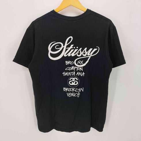 ステューシー Stussy 両面プリント WORLD TOUR TEE ワールド ツアー S/S Tシャツ メンズ import:L