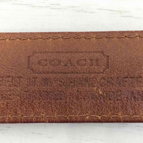 コーチ COACH ベルト 8400 真鍮バックル 5穴 レディース SMALL