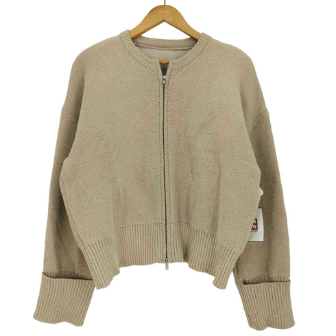 for/c ダブルジップ クルーネック カーディガン レディース JPN:L