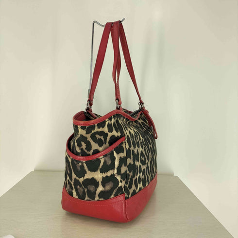コーチ COACH キャンバス ヒョウ柄 レディース トートバッグ レディース