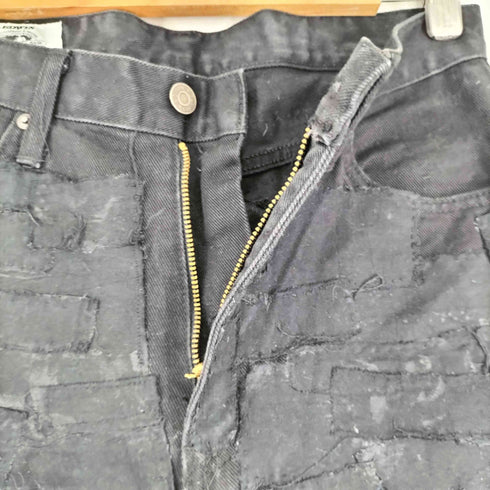 リメイククラッシュデニム メンズ