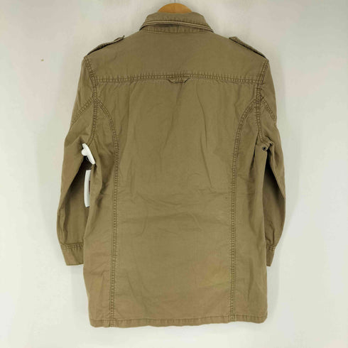 ノーアイディー NO ID. L/S スタッズデザイン ミリタリーシャツジャケット メンズ JPN:1