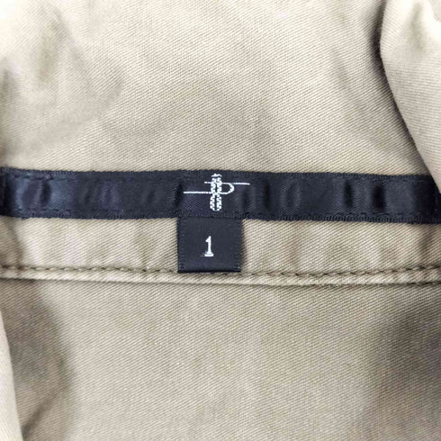 ノーアイディー NO ID. L/S スタッズデザイン ミリタリーシャツジャケット メンズ JPN:1