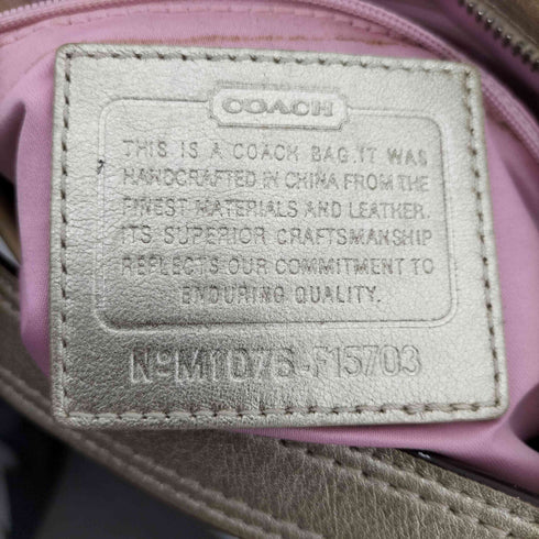 コーチ COACH ペネロピ シグネチャー ダッフル ショルダー バッグ レディース