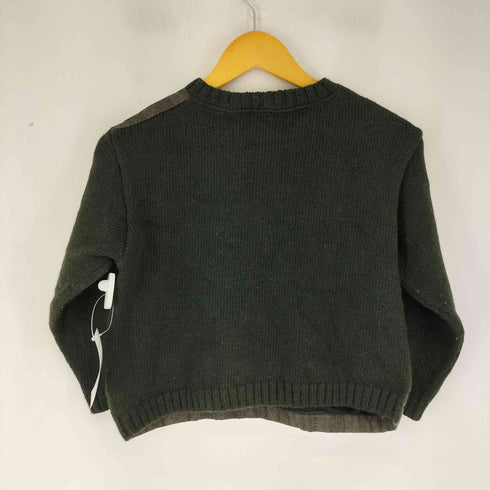 ドリスヴァンノッテン DRIES VAN NOTEN ライカ期 クロップド切り替えニット レディース UK:10